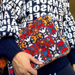 Steven by Steve Madden Tribal Clutch